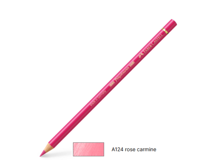 Polychromos Artists’ Pencil #124 Rose Carmine Faber Castell Was $3.95 Now $3.16
