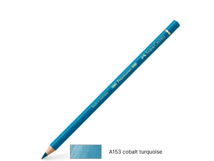 Polychromos Artists’ Pencil #153 Cobalt Turquoise Faber Castell Was $3.95 Now $3.16
