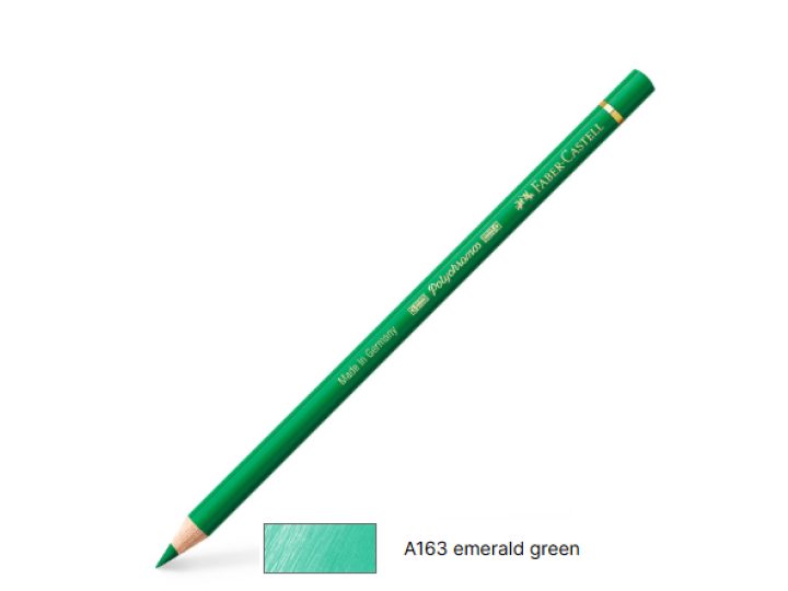 Polychromos Artists’ Pencil #163 Emerald Green Faber Castell Was $3.95 Now $3.16