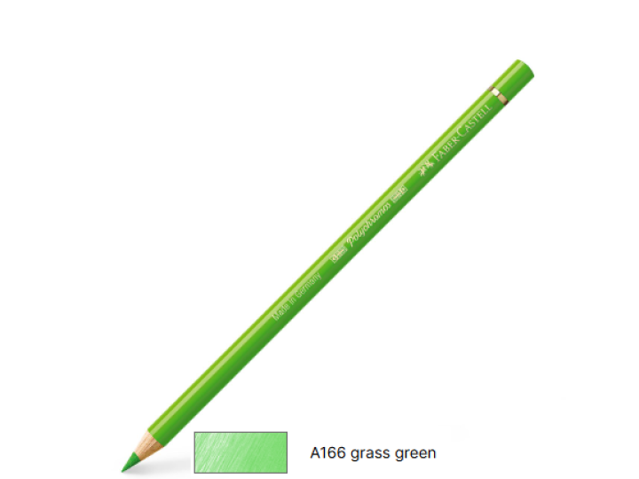 Polychromos Artists’ Pencil #166 Grass Green Faber Castell Was $3.95 Now $3.16