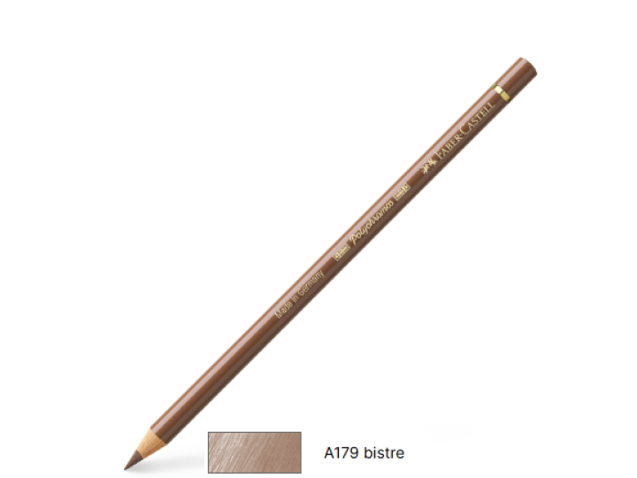 Polychromos Artists’ Pencil #179 Bistre Faber Castell Was $3.95 Now $3.16