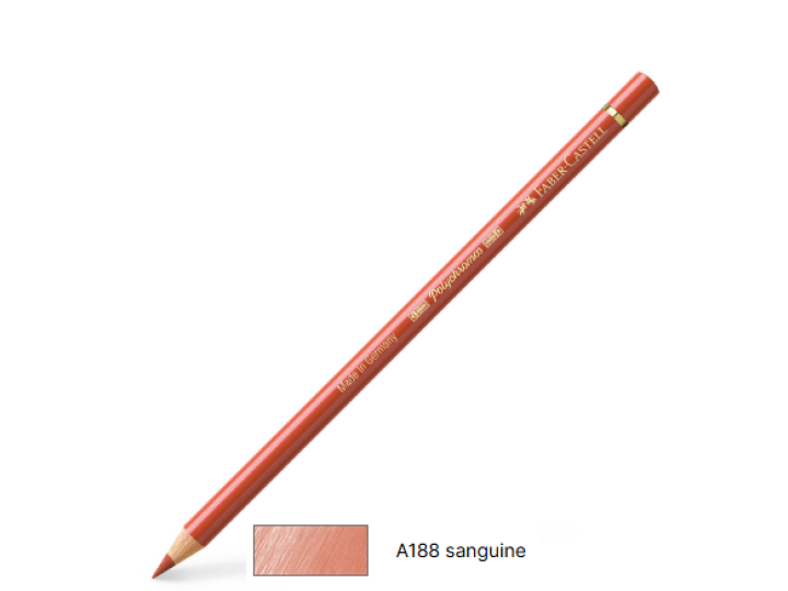 Polychromos Artists’ Pencil #188 Sanguine Faber Castell Was $3.95 Now $3.16