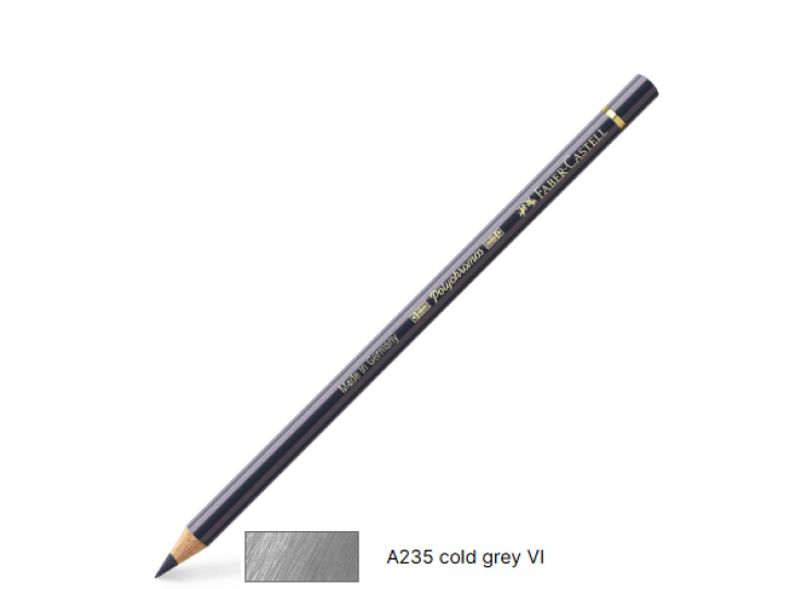 Polychromos Artists’ Pencil #235 Cold Grey VI Faber Castell Was $3.95 Now $3.16
