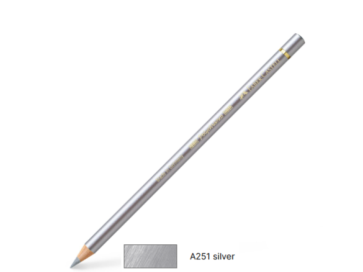 Polychromos Artists’ Pencil #251 Silver Faber Castell Was $3.95 Now $3.16