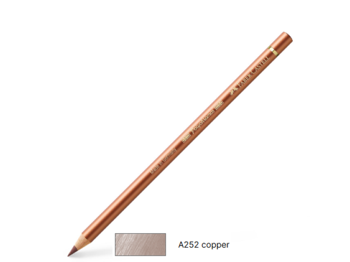 Polychromos Artists’ Pencil #252 Copper Faber Castell Was $3.95 Now $3.16
