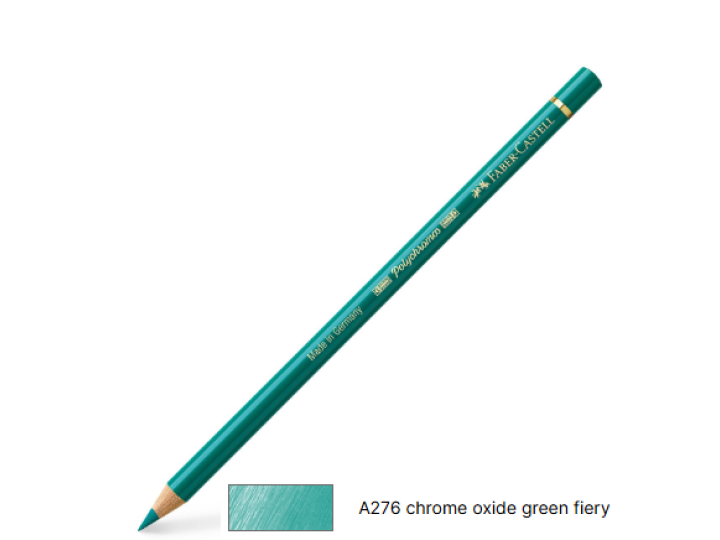 Polychromos Artists’ Pencil #276 Chrome Oxide Green Fiery Faber Castell Was $3.95 Now $3.16