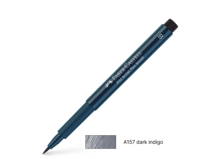 Pitt Artist Pen Brush 157 Dark Indigo Faber Castell Was $6.00 Now $4.80