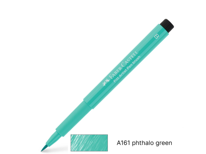 Pitt Artist Pen Brush 161 Phthalo Green Faber Castell Was $6.00 Now $4.80