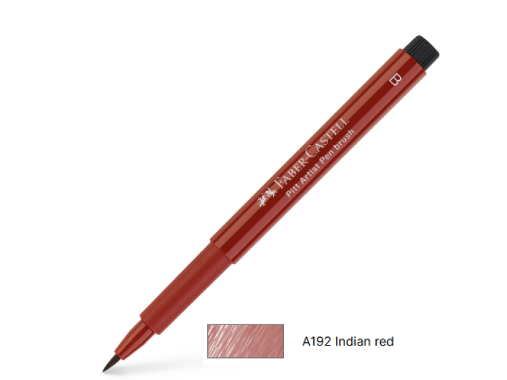 Pitt Artist Pen Brush 192 India Red Faber Castell Was $6.00 Now $4.80