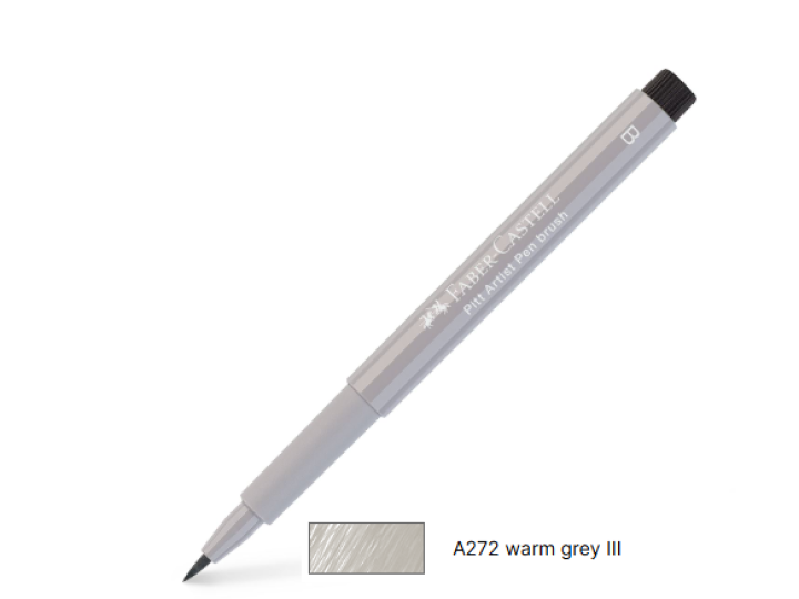 Pitt Artist Pen Brush 272 Warm Grey III Faber Castell Was $6.00 Now $4.80