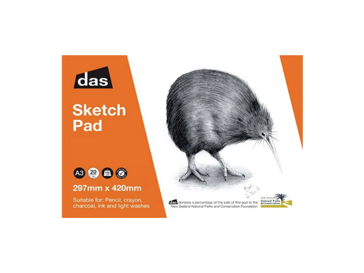 Das Sketch Pad A3 Kiwi Design